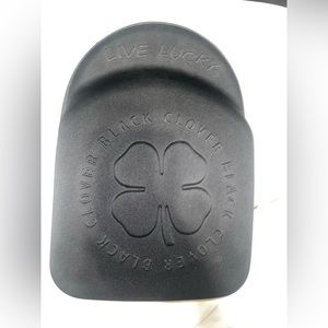 Black clover hat and sunglasses carrying case